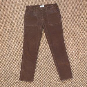 Nili Lotan brown Jenna corduroy pants